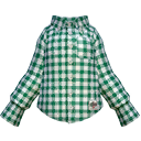 Green-Check Shirt
