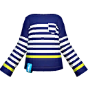 Navy Striped LS