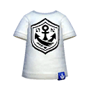 White Anchor Tee