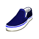 Blue Slip-Ons