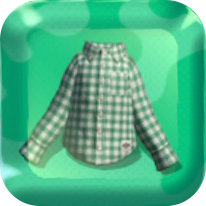 Green-Check Shirt