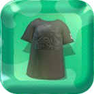 Black Velour Octoking Tee